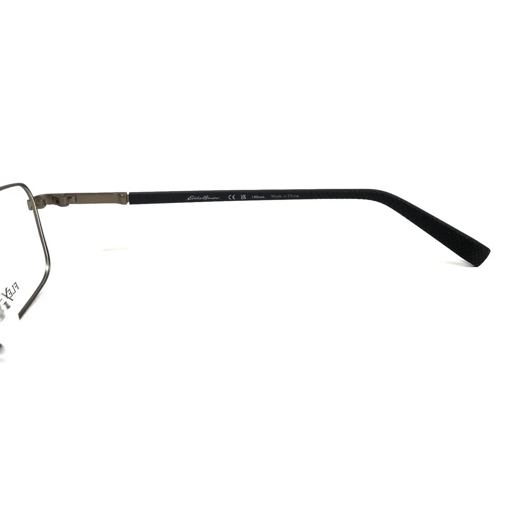 Eddie Bauer Eyeglasses Frames EB32034 BR Brown Rectangle Wire Rim 54-19-140